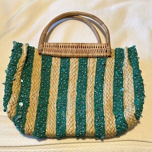 Anthropologie Annie Striped Bag